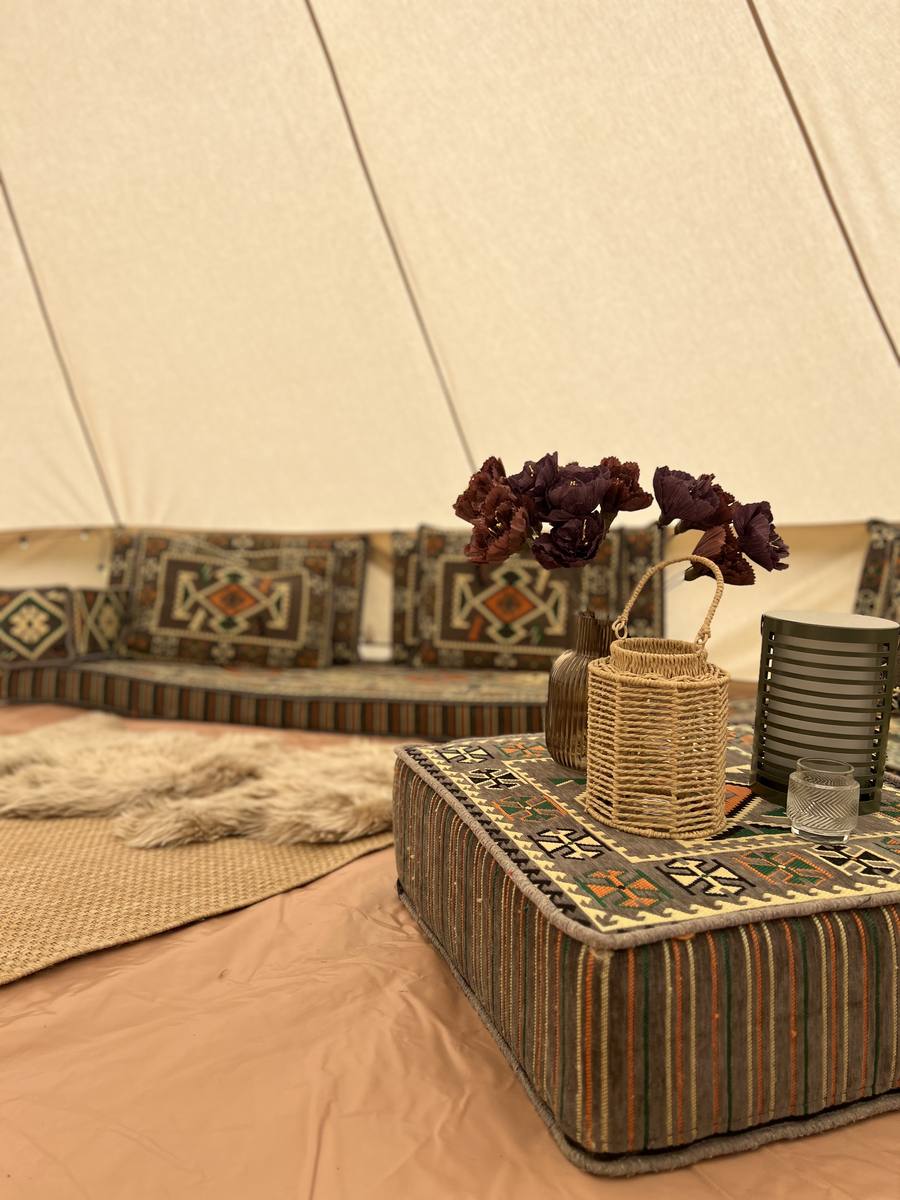 Bell tent interior